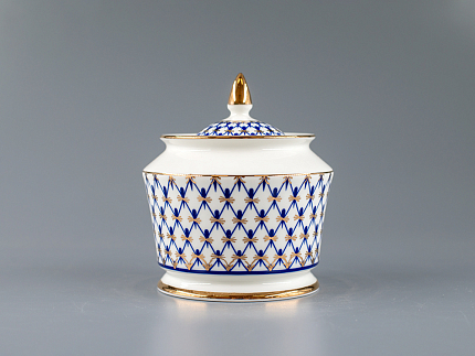 Сахарница Юлия Кобальтовая сетка арт. 80.66467.00.1
