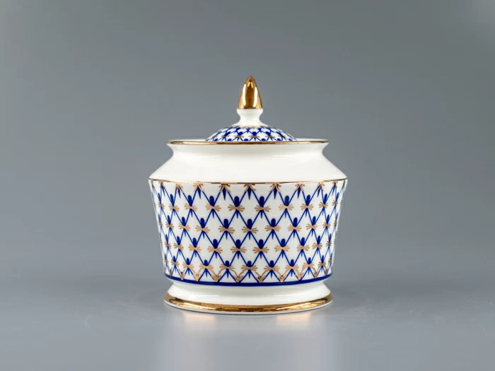 Сахарница Юлия Кобальтовая сетка арт. 80.66467.00.1, 