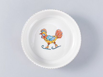 Туалетная коробочка форма Круглая рисунок Фигурное катание №2 арт. 80.87452.00.1