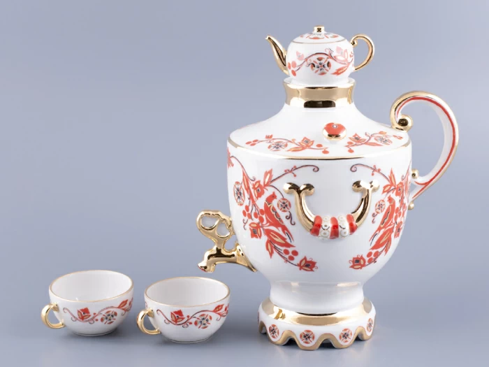 Прибор для вина трехпредметный Веселый самоварчик Русские мотивы арт. 81.10362.00.1, 