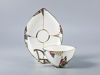 Сервиз чайный Ковчег Ладонь Невы, 2 персоны 8 предметов, арт. 81.20910.00.1