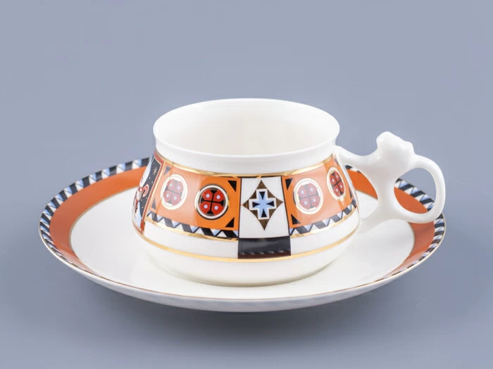 Чашка с блюдцем кофейная 180 мл.,  форма Билибина, рисунок Василиса арт. 81.16131.00.1, 