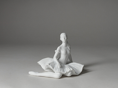 Скульптура В пачке рисунок Белый арт. 82.91161.00.1