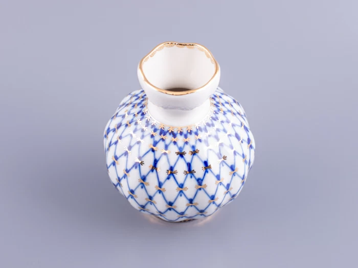 Ваза для цветов Тюльпан Кобальтовая сетка арт. 80.04257.00.1, 