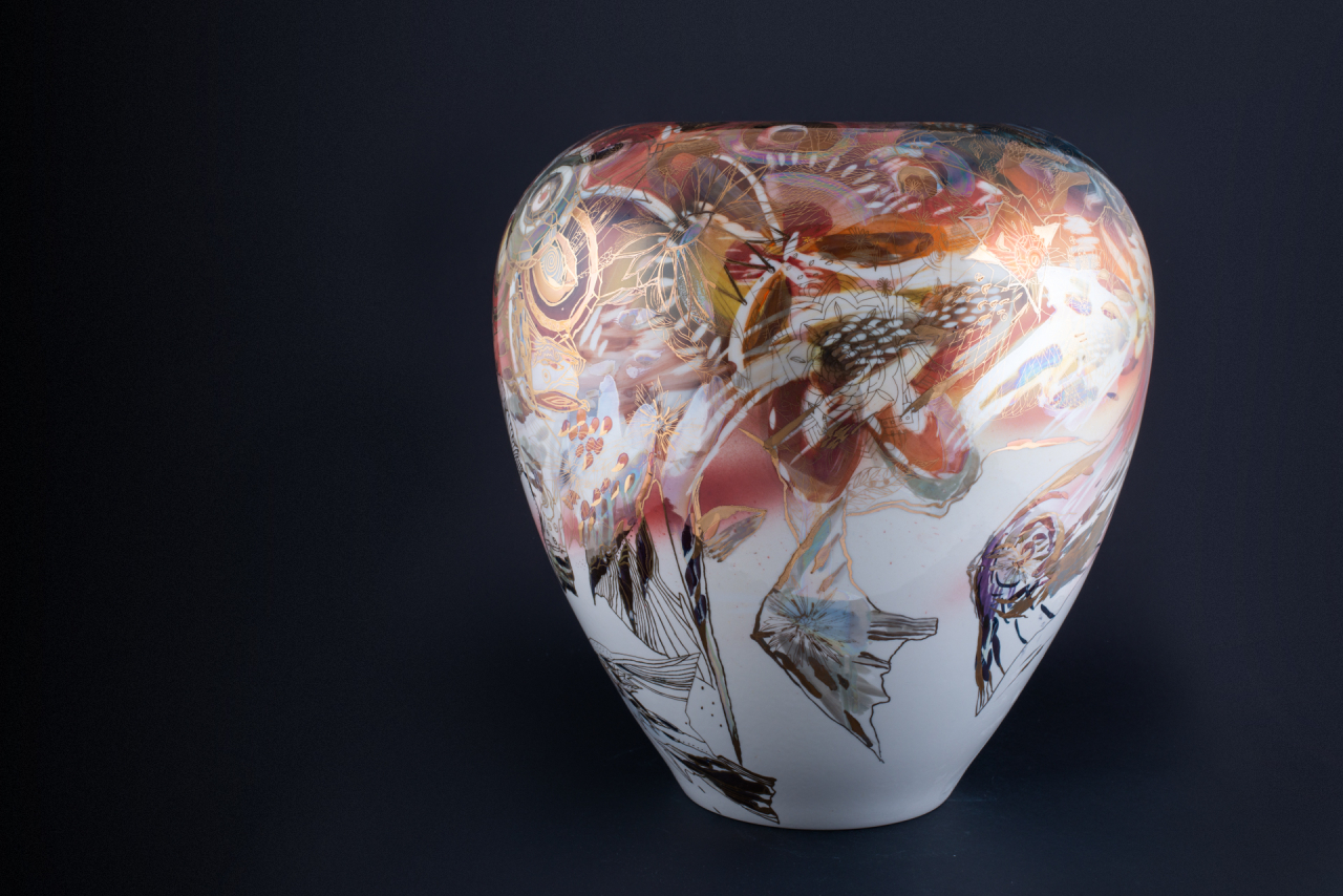 Ваза Красное Море на форме Антоновка, арт 60.15404.00.1, 