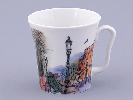 Бокал 360 мл форма Ленинградский рисунок Санкт-Петербург. Инженерный мост арт. 80.44858.00.1