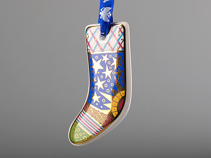 Подарочный набор Елочная игрушка Носочек Колядки арт. 81.31013.00.1