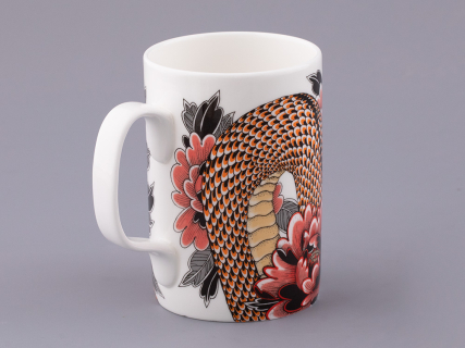 Бокал с блюдцем и крышкой в подарочной упаковке, форма top, рисунок Tattoo SERPENTA (Татуировка Змея) (Татуировка Змея), арт. 81.32804.00.1, 