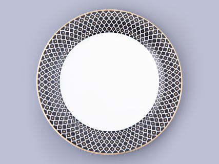 Тарелка плоская 270 мм, форма Стандартная, рисунок Неро 2, арт 80.46111.00.1, 