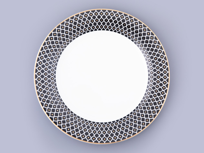 Тарелка плоская 270 мм, форма Стандартная, рисунок Неро 2, арт 80.46111.00.1, 