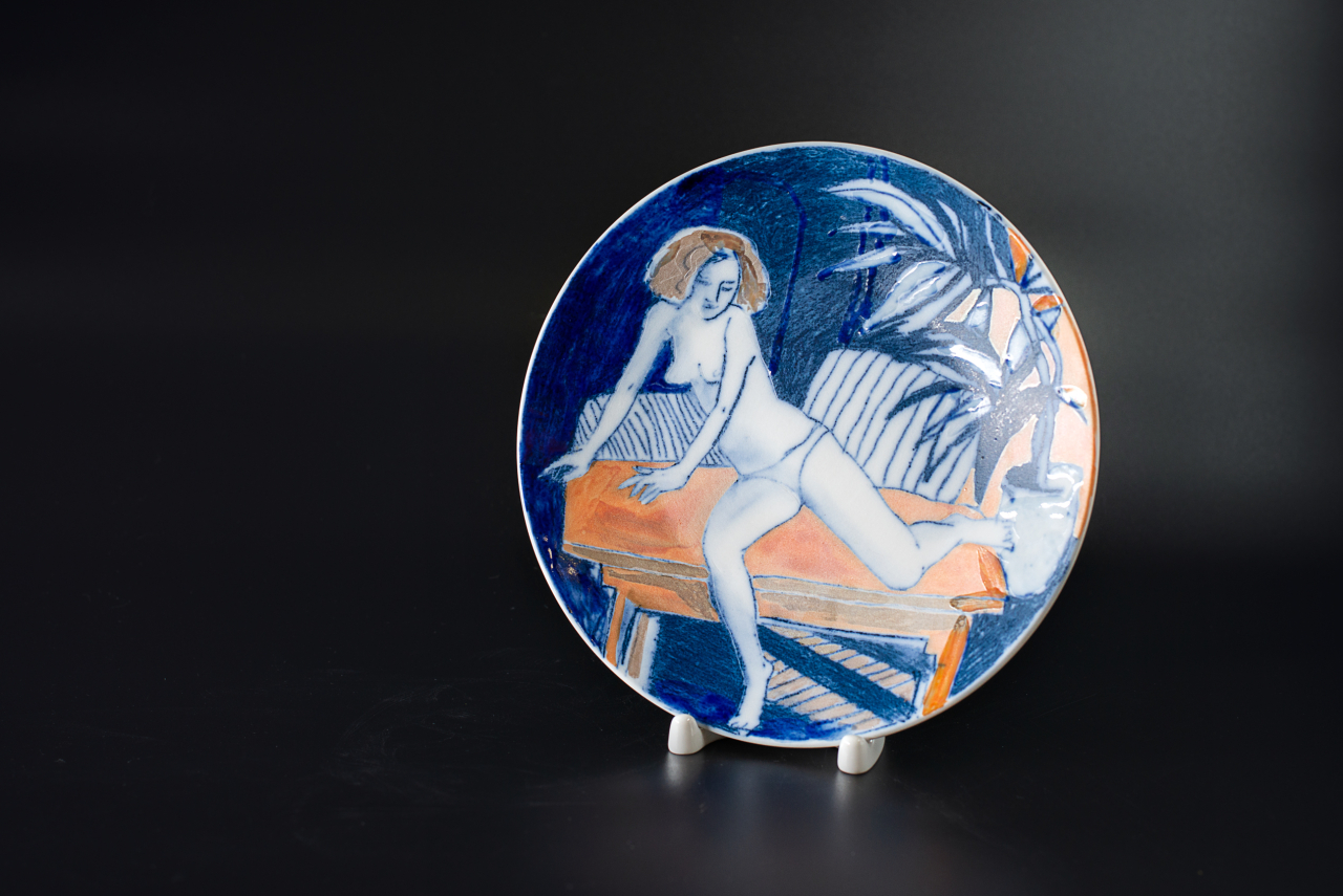 Декоративная тарелка Модель 3, на форме Эллипс, арт 60.10527.00.1, 