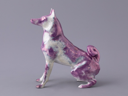Скульптура форма Лайка, рисунок Аметист перламутр, арт 82.97472.00.1, 