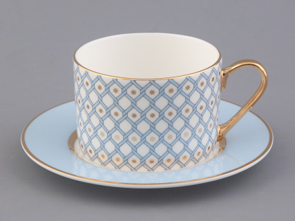 Сервиз чайный форма Идиллия рисунок Азур, 4 персоны 10 предметов, арт. 81.27757.00.1, 