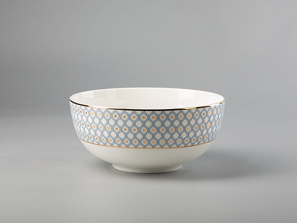 Салатник 160 мм форма Восточная рисунок Азур 1 арт. 80.42071.00.1