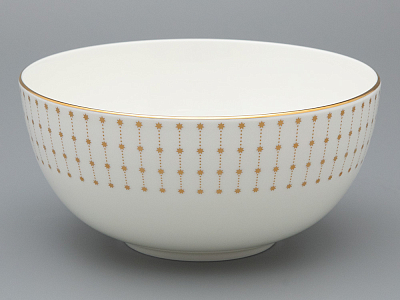 Салатник 195 мм форма Восточная рисунок Азур золотой, артикул 80.49794.00.1