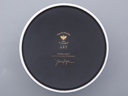 Шкатулка в подарочной упаковке, форма Идиллия, рисунок Тотем. Волк арт. 81.31593.00.1, 