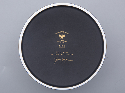 Шкатулка в подарочной упаковке, форма Идиллия, рисунок Тотем. Волк арт. 81.31593.00.1