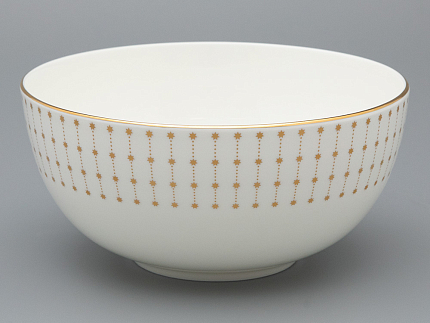 Салатник 195 мм форма Восточная рисунок Азур золотой, артикул 80.49794.00.1