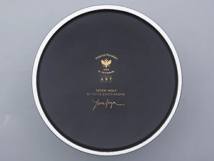 Шкатулка в подарочной упаковке, форма Идиллия, рисунок Тотем. Волк арт. 81.31593.00.1, 