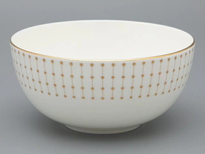 Салатник 195 мм форма Восточная рисунок Азур золотой, артикул 80.49794.00.1, 