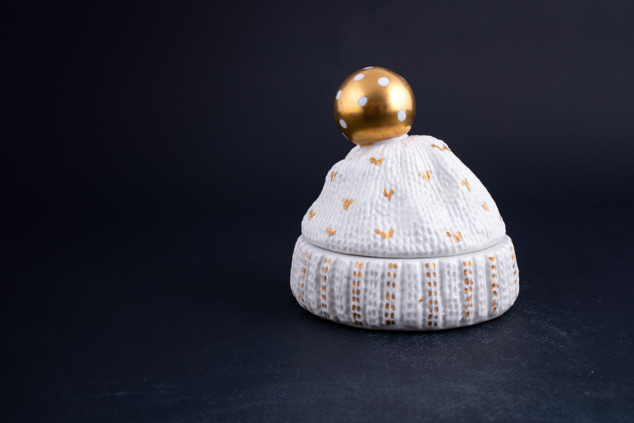 Шкатулка Детская шапочка, рисунок Золотой Помпон, арт 60.14116.00.1, 