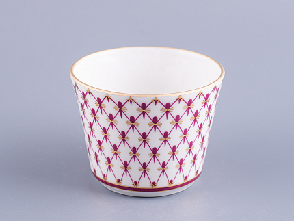 Чашка с блюдцем чайная 200 мл форма Молодежная рисунок Сетка-Блюз 2 арт. 81.24869.00.1