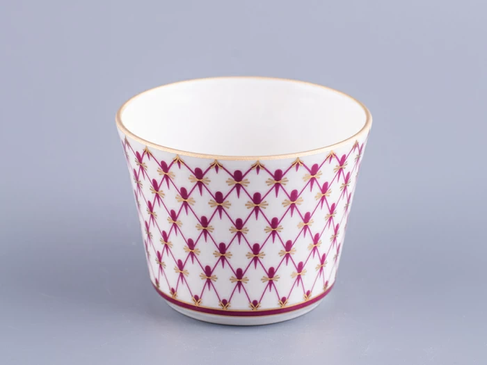 Чашка с блюдцем чайная 200 мл форма Молодежная рисунок Сетка-Блюз 2 арт. 81.24869.00.1, 