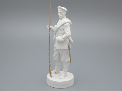 Скульптура Рядовой эпохи Александра III, в подарочной упаковке, рисунок Белый бисквит, арт 81.33430.00.1, 