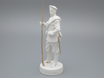 Скульптура Рядовой эпохи Александра III, в подарочной упаковке, рисунок Белый бисквит, арт 81.33430.00.1
