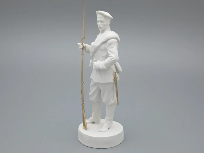 Скульптура Рядовой эпохи Александра III, в подарочной упаковке, рисунок Белый бисквит, арт 81.33430.00.1, 