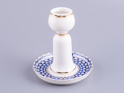 Подсвечник Бутон Кобальтовая сетка арт. 80.06952.00.1