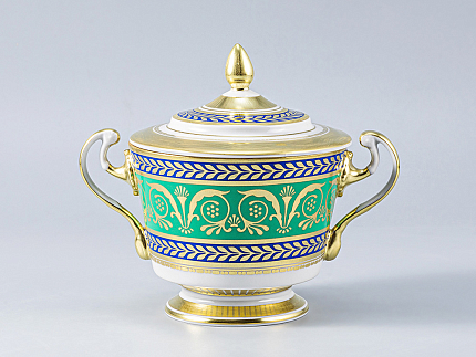 Сахарница форма Александрия рисунок Золотой 52 арт. 80.64723.00.1