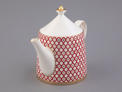 Сервиз чайный форма Идиллия рисунок Скарлетт, 4 персоны 10 предметов, арт. 81.27756.00.1