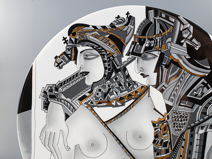 Тарелка плоская форма Extra Vatel рисунок Любовный напиток арт. 80.73289.00.1