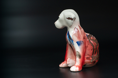 Скульптура Щенок Любопытный, арт 62.11230.00.1