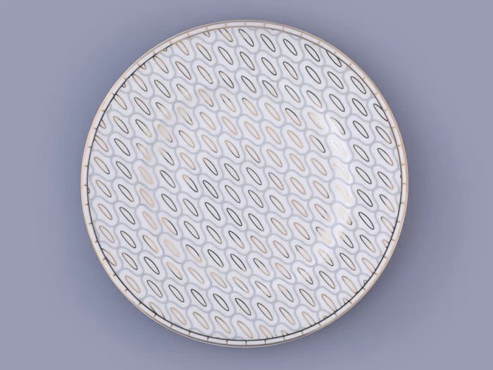 Сервиз столовый на 6 персон 18 предметов форма Премиум рисунок Саламандра Грей, арт. 81.31632.00.1, 