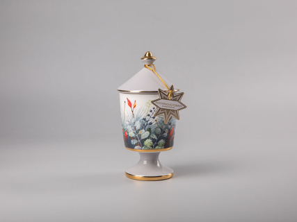 Свеча ароматическая в подарочной упаковке, форма Идиллия рисунок Календа аромат Загадочный лес арт. 81.31005.00.1, 