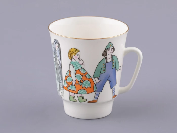 Трехпредметный комплект 165 мл форма Майская рисунок Синяя птица, арт. 81.32260.00.1, 