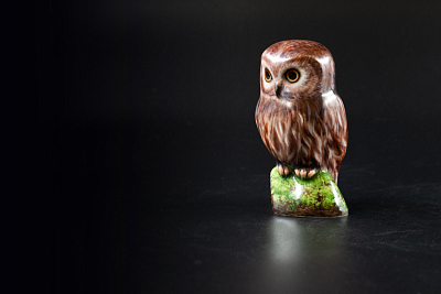 Скульптура Воробьиный сыч, Совенок, арт 62.09238.00.2