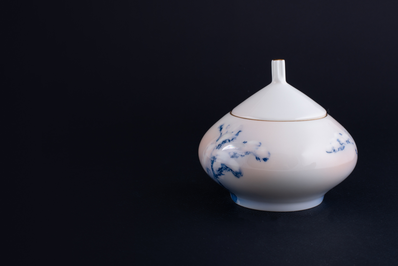 Сахарница Морозное утро на форме Купольная арт 40.03513.00.1, 