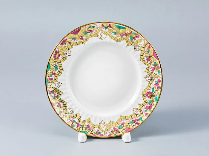 Трехпредметный комплект форма Волна, рисунок Весенние пейзажи, арт 81.17245.00.1, 