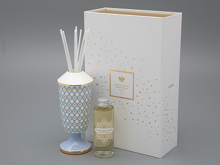 Подарочный Набор Аромадиффузор рисунок Азур 1 аромат Черничные ночи арт. 81.32062.00.1