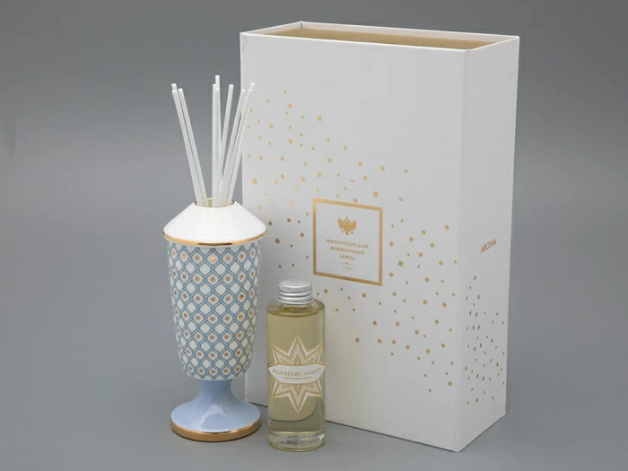 Подарочный Набор Аромадиффузор рисунок Азур 1 аромат Черничные ночи арт. 81.32062.00.1, 