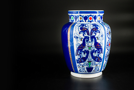 Ваза форма Китайская малый размер рисунок Русский стиль III арт. 60.10767.00.1