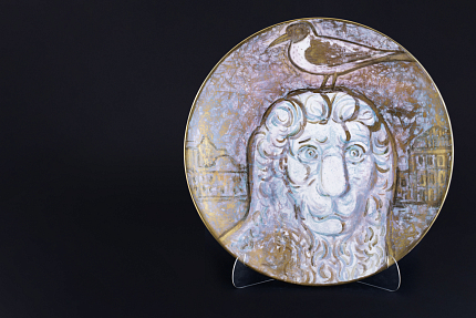 Декоративное Блюдо Миражи белой ночи на форме Круглая, арт 60.13365.00.1