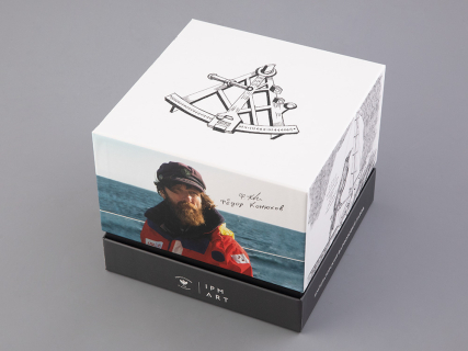 Бокал с крышкой в подарочной упаковке, форма Top. рисунок Путь на Север, арт. 81.32934.00.1, 