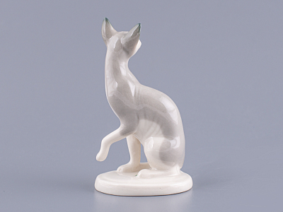 Скульптура Кошка-сфинкс серый арт. 82.69691.00.1