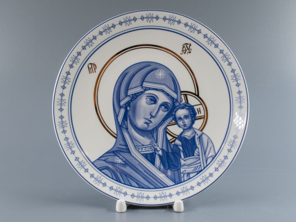Декоративная тарелка 195 мм, форма Эллипс, рисунок Святые 7, арт 80.93878.00.1, 