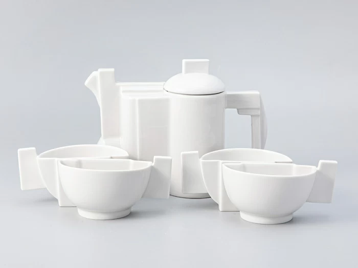 Пятипредметный чайный комплект Малевича Белый арт. 81.15759.00.1, 