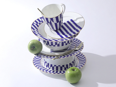 Салатник 160 мм Восточная рисунок Да и нет Синий арт. 80.44735.00.1